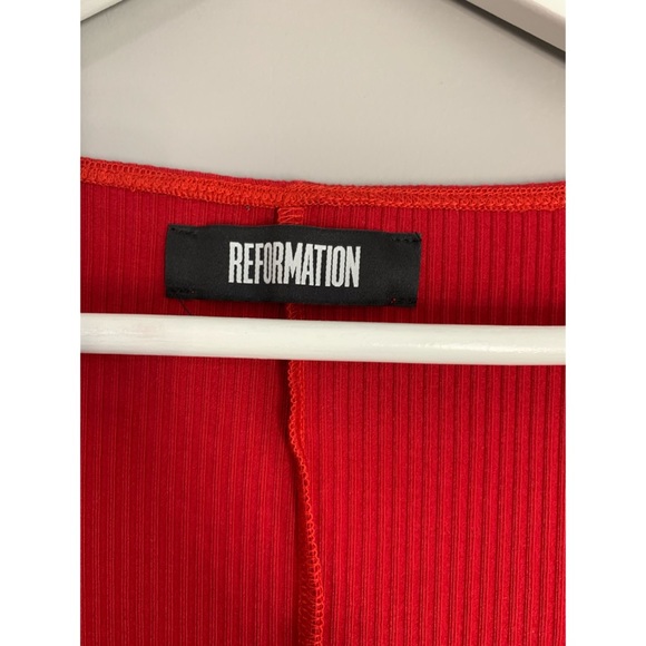 NWT Reformation Rory Red Dress - Picture 7 of 11